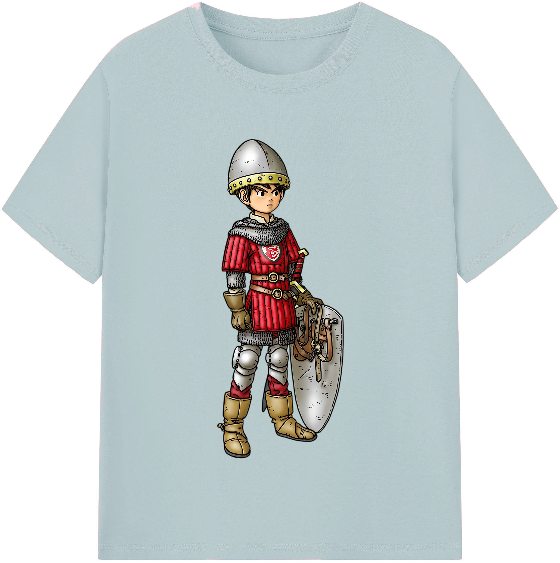 （画像用） ドラゴンクエスト Doragon Kuesuto Dragon Quest 綿100％半袖Tシャツ（フロントプリント）